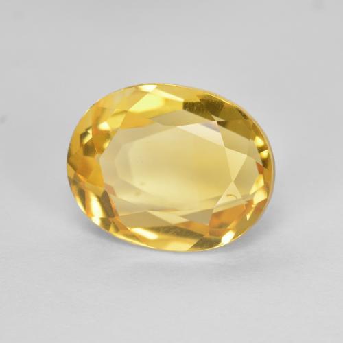 Citrine Doré naturelle ovale, 2.68 ct, VVS-VS