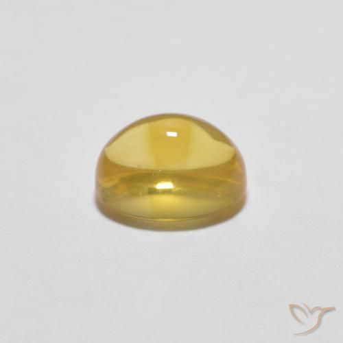 Citrine Doré naturelle ovale, 1.68 ct, Transparent
