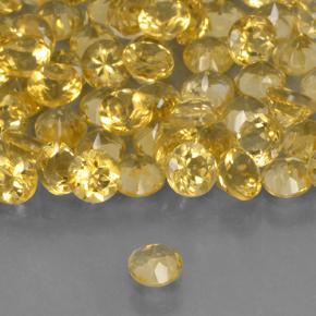 Achetez naturel 4,81ct doré citrine gems, coupe roude, en provenance brésil chez gemselect. en stock, livraison internationale!