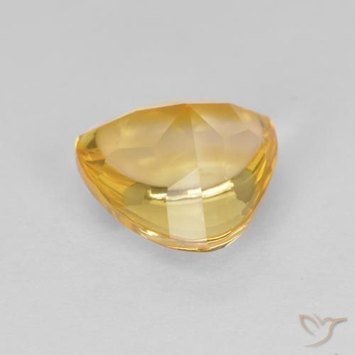 Citrine Or moyen naturelle Trillion, 1.64 ct, Transparent