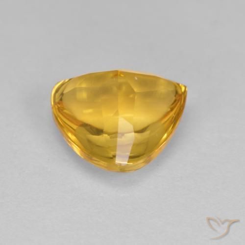 Citrine Or moyen naturelle Trillion, 1.72 ct, Transparent