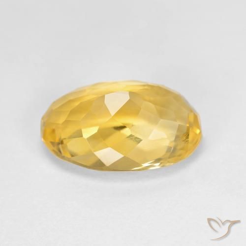 Citrine Doré naturelle ovale, 4.03 ct, VS