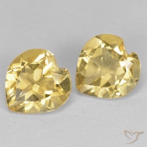 Shop natural 1.19ct Doré Citrine gems, Cœur, from Brésil at GemSelect. In stock, global shipping!