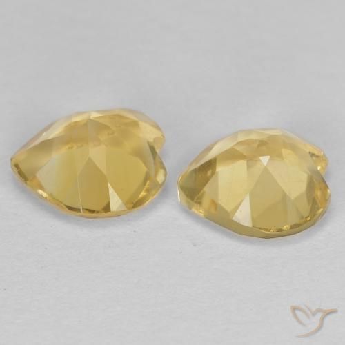 Shop natural 1.19ct Doré Citrine gems, Cœur, from Brésil at GemSelect. In stock, global shipping!