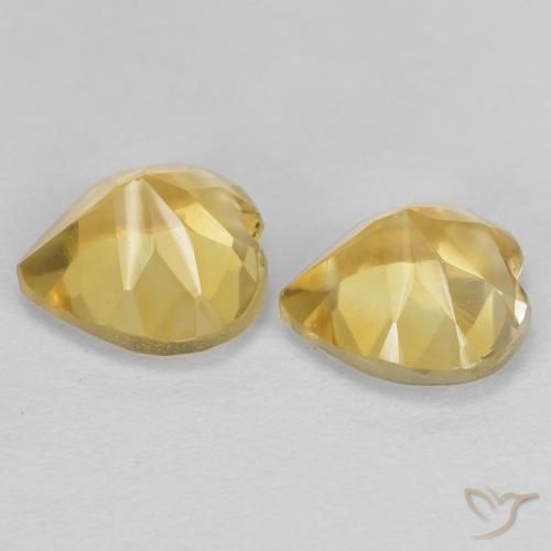 Shop natural 1.58ct Doré Citrine gems, Cœur, from Brésil at GemSelect. In stock, global shipping!
