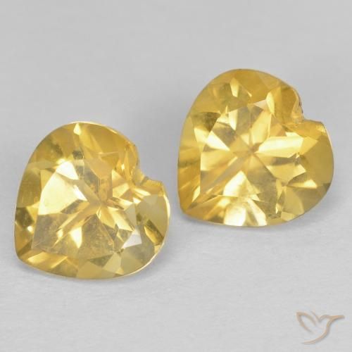 Shop natural 1.40ct Or Citrine gems, Cœur, from Brésil at GemSelect. In stock, global shipping!