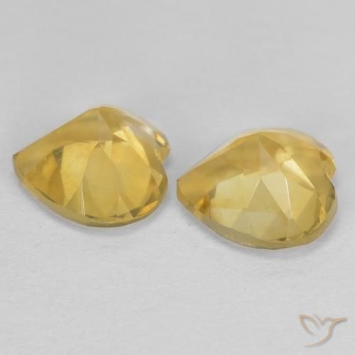 Shop natural 1.40ct Or Citrine gems, Cœur, from Brésil at GemSelect. In stock, global shipping!