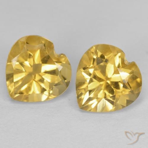 Shop natural 1.47ct Doré profond Citrine gems, Cœur, from Brésil at GemSelect. In stock, global shipping!