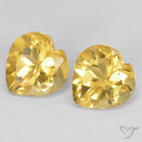 Shop natural 1.54ct Orange Doré Citrine gems, Cœur, from Brésil at GemSelect. In stock, global shipping!