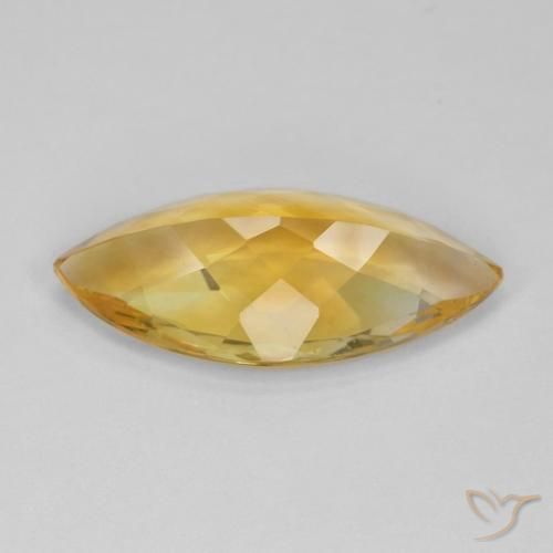 Citrine Orange Doré naturelle Marquise, 5.63 ct, VVS-VS