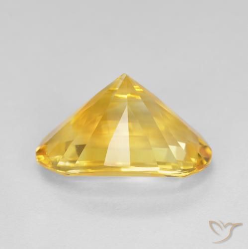Citrine Doré naturelle ovale, 5.27 ct, VVS