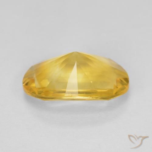 Citrine Or moyen naturelle ovale, 4.79 ct, VVS