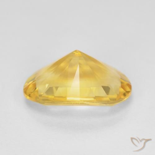 Citrine Doré vif naturelle ovale, 4.80 ct, VS