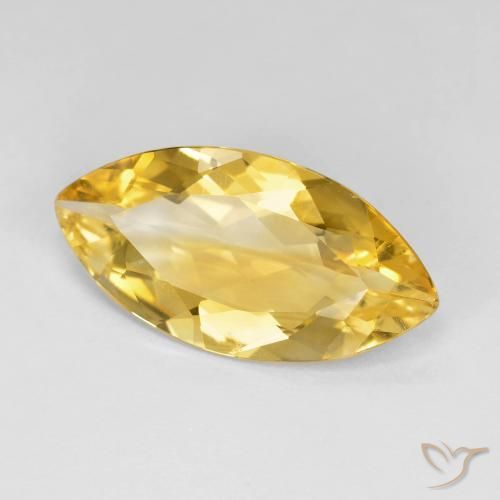 Citrine Or naturelle Marquise, 5.67 ct, VVS
