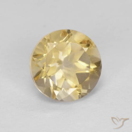 Citrine Jaune moyen naturelle Tour, 1.39 ct, VVS