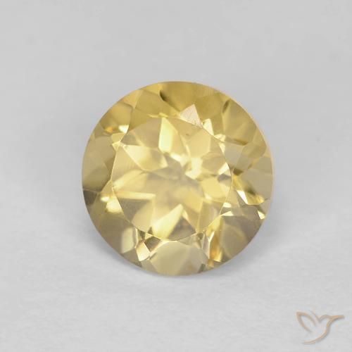 Citrine Jaune moyen naturelle Tour, 1.32 ct, VVS