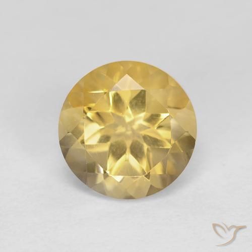 Citrine Jaune moyen naturelle Tour, 1.32 ct, VVS