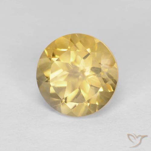 Citrine Jaune moyen naturelle Tour, 1.32 ct, VVS