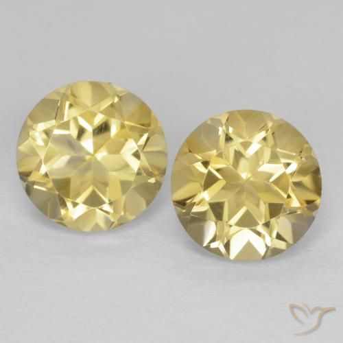 2.54ctw Naturel Jaune doré léger Citrine, Tour, VVS