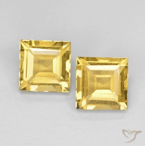 Shop natural 2.17ct Doré Citrine gems, Carré, from Brésil at GemSelect. In stock, global shipping!