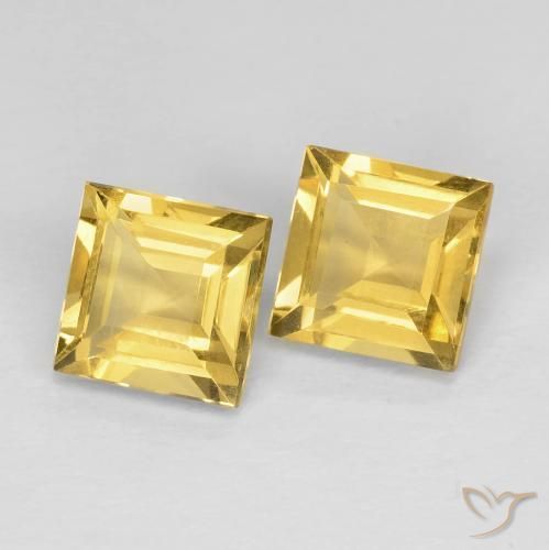 Shop natural 2.17ct Doré Citrine gems, Carré, from Brésil at GemSelect. In stock, global shipping!