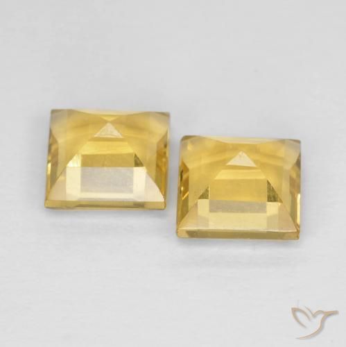 Shop natural 2.17ct Doré Citrine gems, Carré, from Brésil at GemSelect. In stock, global shipping!