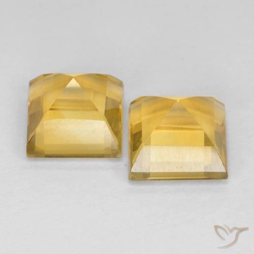 Shop natural 3.73ct Or moyen Citrine gems, Carré, from Brésil at GemSelect. In stock, global shipping!