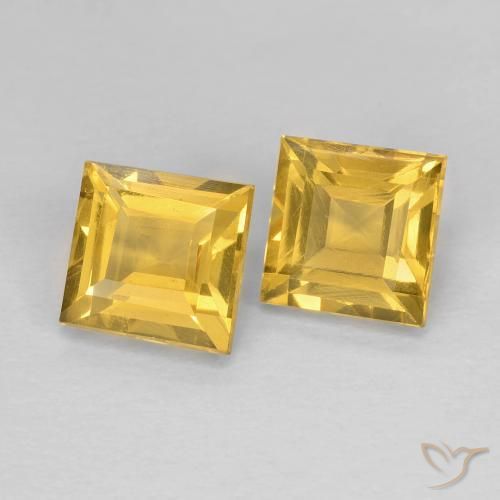 Shop natural 2.18ct Doré Citrine gems, Carré, from Brésil at GemSelect. In stock, global shipping!