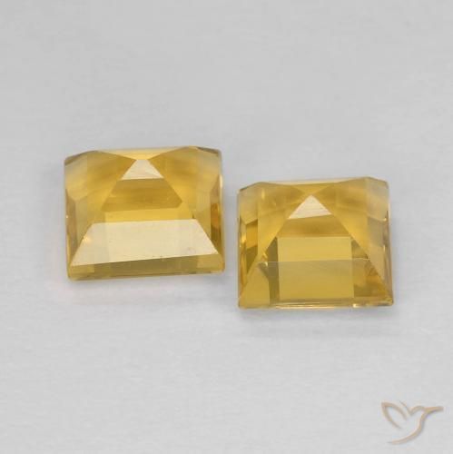 Shop natural 2.18ct Doré Citrine gems, Carré, from Brésil at GemSelect. In stock, global shipping!