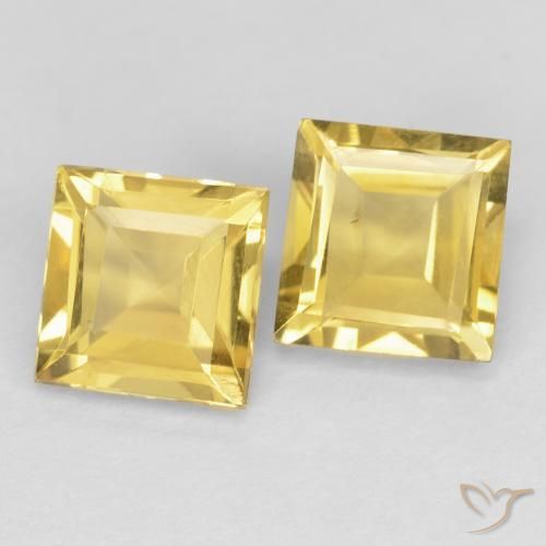 Shop natural 2.06ct Doré Citrine gems, Carré, from Brésil at GemSelect. In stock, global shipping!