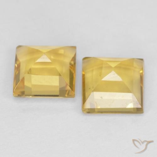 Shop natural 2.06ct Doré Citrine gems, Carré, from Brésil at GemSelect. In stock, global shipping!