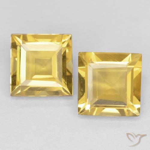 Shop natural 2.04ct Doré Citrine gems, Carré, from Brésil at GemSelect. In stock, global shipping!