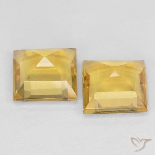 Shop natural 2.04ct Doré Citrine gems, Carré, from Brésil at GemSelect. In stock, global shipping!