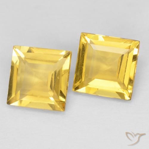 Shop natural 1.77ct Doré jaunâtre Citrine gems, Carré, from Brésil at GemSelect. In stock, global shipping!