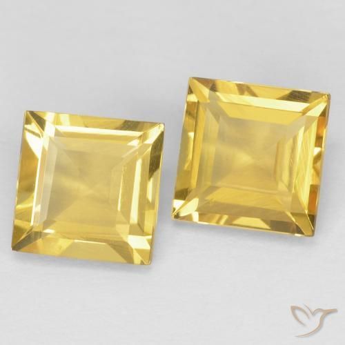 Shop natural 2.09ct Jaune doré Citrine gems, Carré, from Brésil at GemSelect. In stock, global shipping!