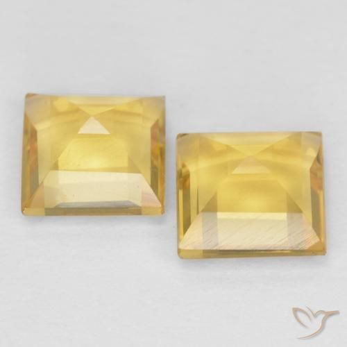 Shop natural 2.09ct Jaune doré Citrine gems, Carré, from Brésil at GemSelect. In stock, global shipping!