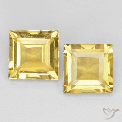Shop natural 1.95ct Or moyen Citrine gems, Carré, from Brésil at GemSelect. In stock, global shipping!