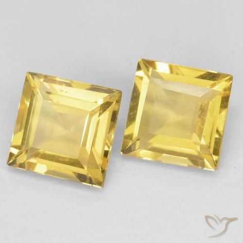 Shop natural 1.95ct Or moyen Citrine gems, Carré, from Brésil at GemSelect. In stock, global shipping!