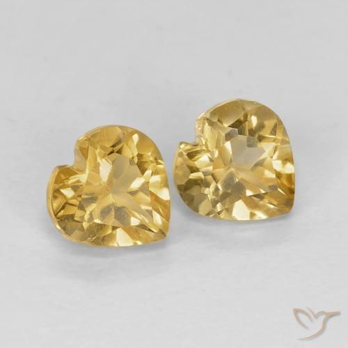 Shop natural 0.94ct Orange Doré Citrine gems, Cœur, from Brésil at GemSelect. In stock, global shipping!