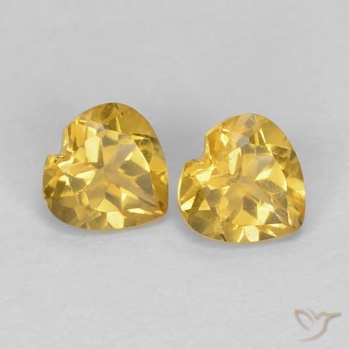 Shop natural 0.87ct Orange Doré Citrine gems, Cœur, from Brésil at GemSelect. In stock, global shipping!