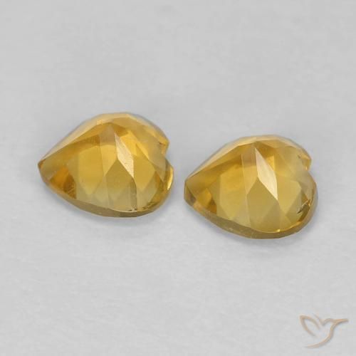Shop natural 0.87ct Orange Doré Citrine gems, Cœur, from Brésil at GemSelect. In stock, global shipping!