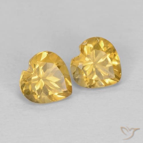 Shop natural 0.89ct Orange Doré Citrine gems, Cœur, from Brésil at GemSelect. In stock, global shipping!