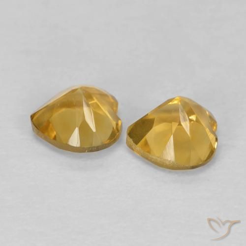 Shop natural 0.89ct Orange Doré Citrine gems, Cœur, from Brésil at GemSelect. In stock, global shipping!