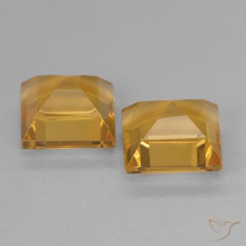 Shop natural 2.15ct Or moyen Citrine gems, Carré, from Brésil at GemSelect. In stock, global shipping!