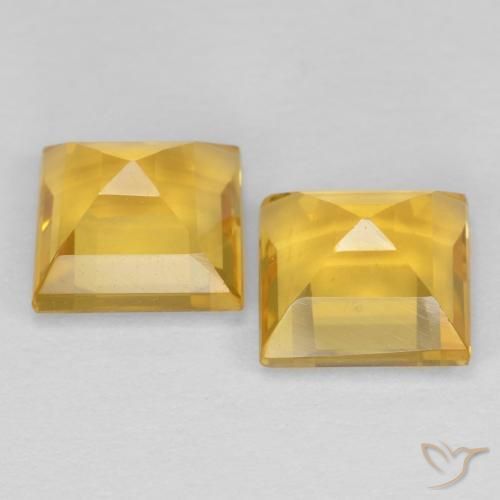 Shop natural 2.15ct Or moyen Citrine gems, Carré, from Brésil at GemSelect. In stock, global shipping!