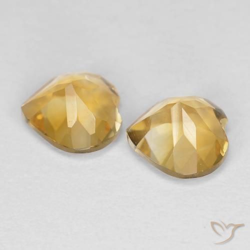 Shop natural 1.38ct Orange doré profond Citrine gems, Cœur, from Brésil at GemSelect. In stock, global shipping!