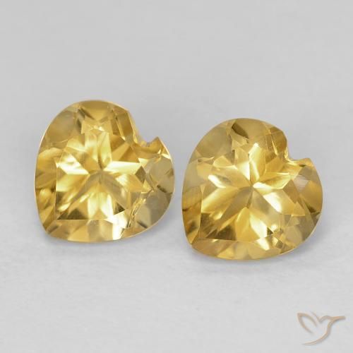 Shop natural 1.48ct Orange Doré Citrine gems, Cœur, from Brésil at GemSelect. In stock, global shipping!