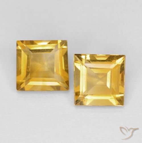 Shop natural 1.72ct Doré profond Citrine gems, Carré, from Brésil at GemSelect. In stock, global shipping!