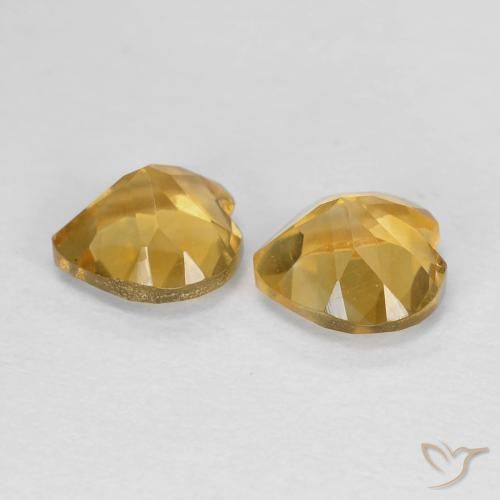 Shop natural 1.49ct Doré profond Citrine gems, Cœur, from Brésil at GemSelect. In stock, global shipping!