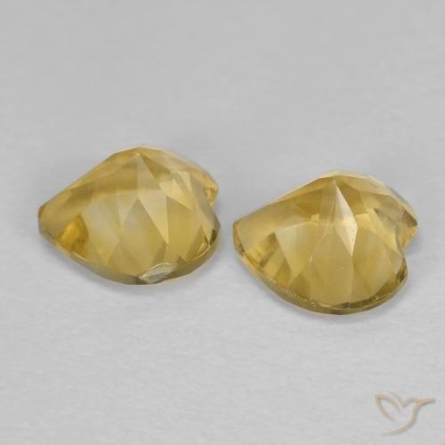 Shop natural 1.43ct Jaune doré Citrine gems, Cœur, from Brésil at GemSelect. In stock, global shipping!